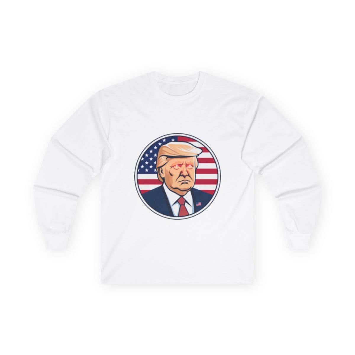 Long Sleeve Shirt — “Laser Eyes President”