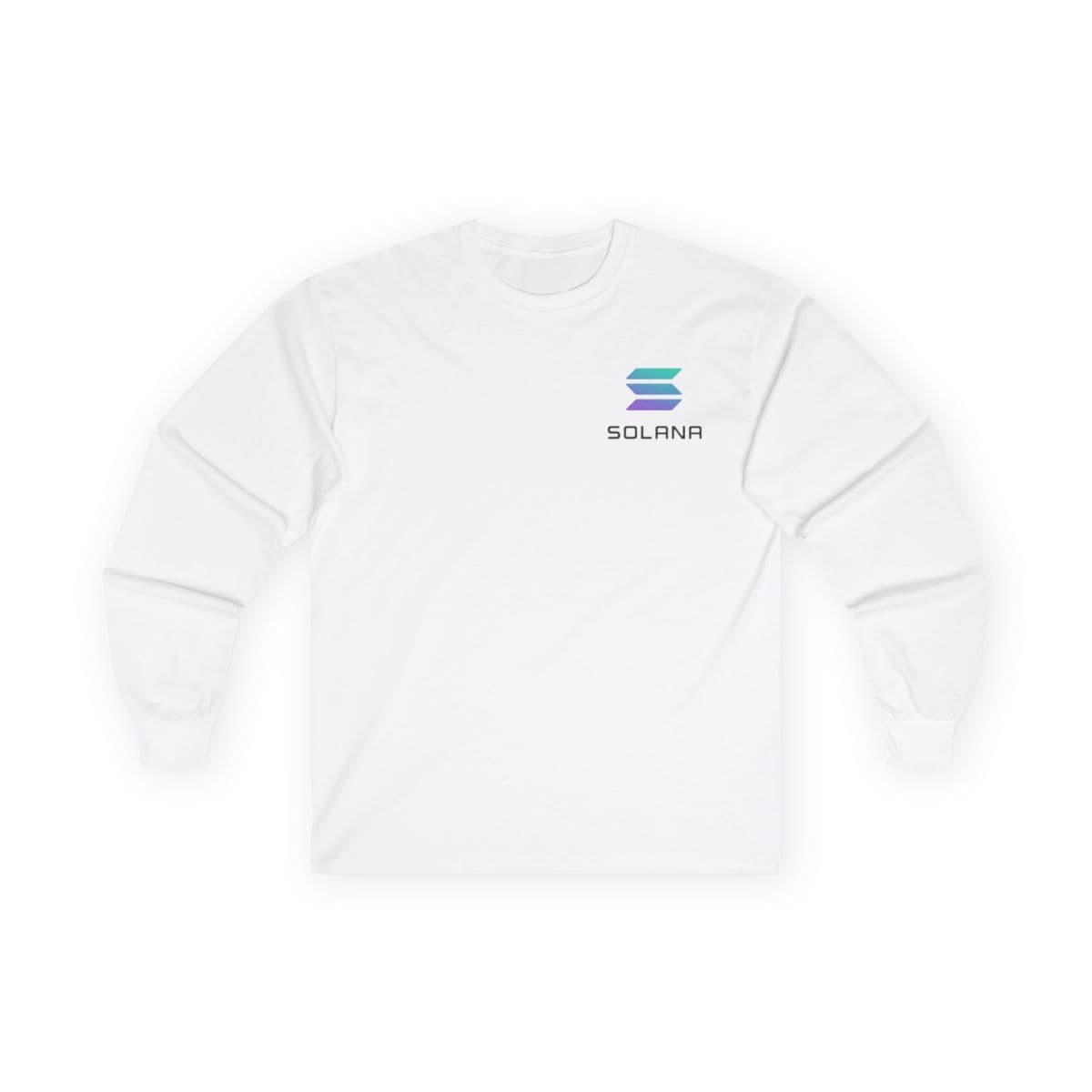 Long Sleeve Shirt — Minimalist Solana Logo 